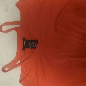 Open shoulders 3/4 sleeve Coral extra long shirt by Premise sz L